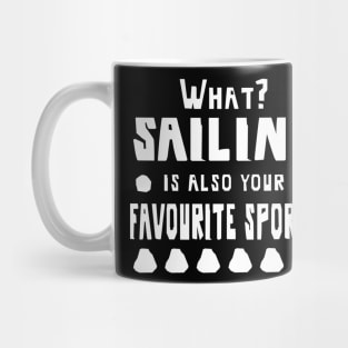 Sailing Sailboat Captain Men Boys Mug